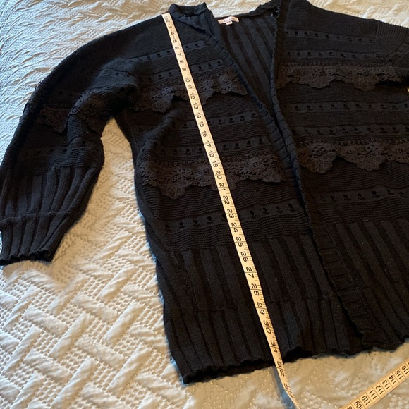 White Birch Black Knit Sweater - Picture 4 of 9